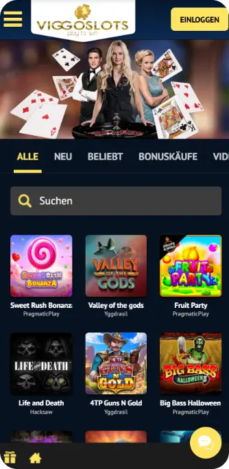 Casino-Homepage
